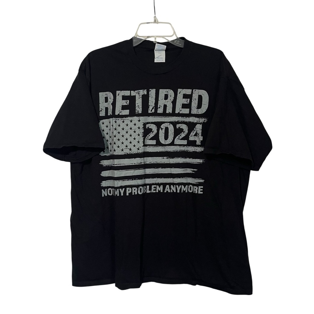 Port & Company size 2XL men’s black tshirt funny